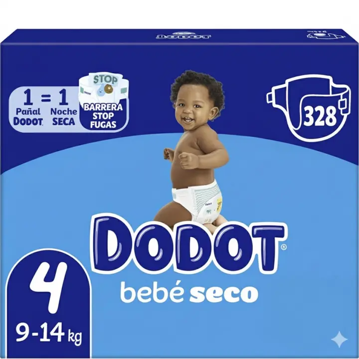 Dodot Bebé Seco - Pack Ahorro Pañales Tallas 4 y 5. - 1