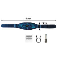 Cinturón De Tonificación Muscular Abdominal EMS Estimulador Muscular USB Recargable Masajeador Corporal Para Fitness Y Ejercicio En Casa O Oficina - details 7