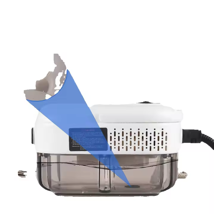 1100ml 3 limatores portátiles del vapor de la PDA de la barra con 3 Cabezas del Cuchillo Máquina a presión por alta temperatura de la lámina del Vapor del limpieor del Limpiador de alta presión del Vapor 2500W - 1