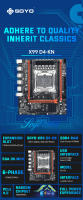 Placa Base Gaming SOYO X99 USB2.0 Doble Canal DDR4 PCIEx16 LGA2011-3 Soporte M.2 NVME Para Computadora De Escritorio - details 0