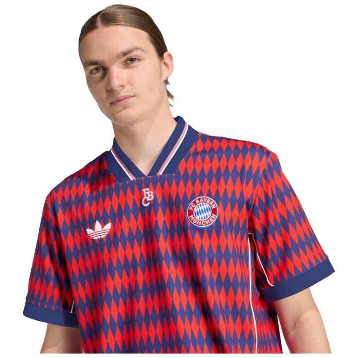 Adidas football shirt model fc bayern munich lfstlr jersey for men in red
