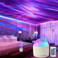 Proyector De Luz LED Aurora Del Norte/Ripple De Agua Con Control Remoto Decoración De Fiesta Luz De Ambiente Proyector De Luz - details 0