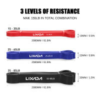 Lixada Set De 5 Bandas De Resistencia Para Ejercicio De Poder Y Estiramiento Con Bolsa De Transporte Adecuado Para Entrenamiento De Muslos Brazos Cintura Y Abdomen - details 7