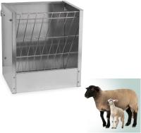 FINCA CASAREJO - Comedero Individual para Ovejas y Cabras - Rellenado Cómodo - Chapa Galvanizada - details 0