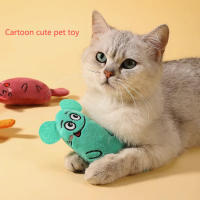 Juguetes Interactivos Para Perros Y Gatos Con Dibujos Animados Resistentes Al Masticar Materiales De Peluche Para Limpieza De Dientes - details 1