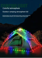 Lámpara De Cadena LED RGB Portátil Para Camping Y Fiestas Decoración De Navidad Tipo-C Recargable 10M Colorible Y Impermeable - details 9