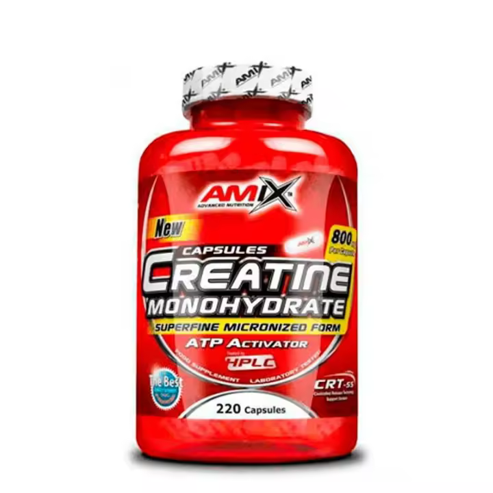 Creatina Monohidrato 220 Cápsulas - Amix - 1