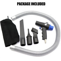 Compresor De Aire Duster Pneumático Doble Propósito Para Limpieza Y Succión Gun Blower Vacío Para Coche Limpiador De Paredes - details 5