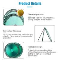 Hoja De Corte Multifuncional Indestructible 4 Pulgadas Para Todas Las Materiales Disco Circular De Diamante Para Amoladora De Ángulo Herramienta DIY Para El Hogar - details 7