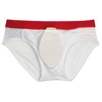 Bragas De Natación Para Hombre Briefs De Playa Deporte Acuático Estilo Sexy Con Palabras De La Bandera Y Copa Word Cup Material Poliéster Y Spandex - details 8