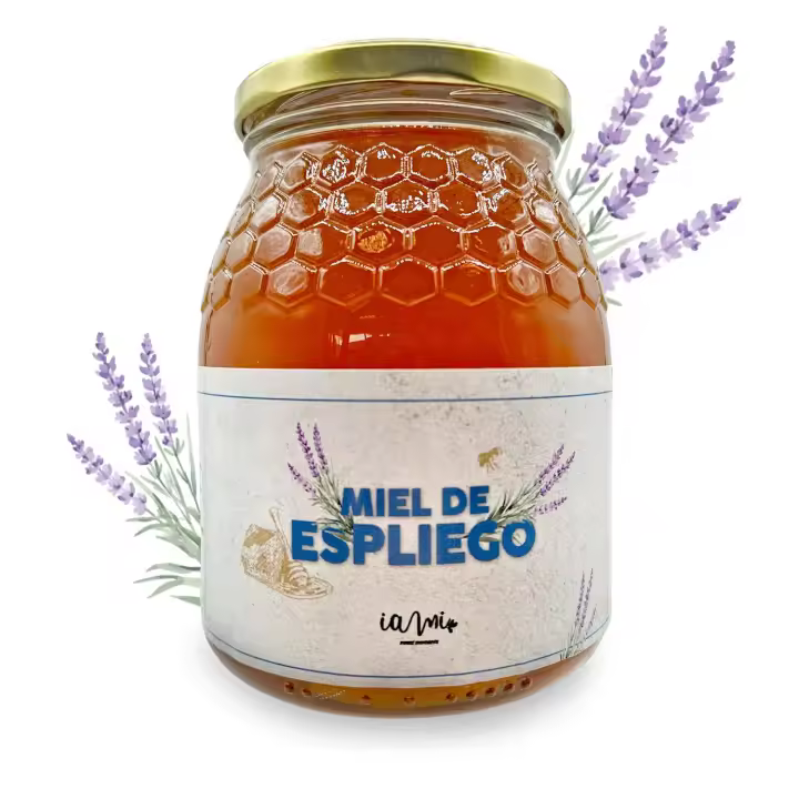 Miel Cruda 100% Pura - Tarro Cristal 1000 gr - Miel de Romero - Miel de Eucalipto - Miel de Brezo - Miel de Azahar - Miel de Espliego - Miel de Encina - Miel de la Sierra de Espadan - Miel Artesanal - Miel Española - 1
