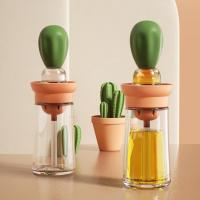 Botella De Aceite De Oliva Con Cepillo De Silicona Para Barbacoa Y Cocina Dispensador Con Rojellera Herramienta Para Hornear Y Cocinar Accesorios De Cocina - details 8
