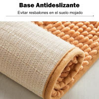 AYA MARKT Alfombra de baño, Alfombra de Microfibra de Chenille, Suave y Cómoda, Agua súper Absorbente, Antideslizante, Gruesa para el Cuarto de baño, 50x80cm - details 7