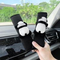 Almohadilla De Protección Para Cinturón De Seguridad De Coche En Peluche En Forma De Oso Panda Accesorio Interior Para Coche Decorativo Y Protección Antistrangulamiento - details 0