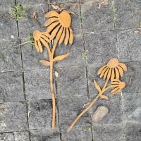 Estatua De Jardín De Conejo De Metal Rustico: Silueta De Conejito Rostro Para Decoración De Granja Perfecta Para Arte De Jardín Al Aire Libre Navidad - details 6