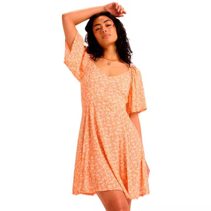 Ropa mujer Vestidos Roxy Vestido Erjwd03906 Naranja - 1