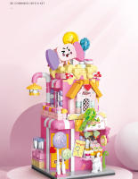 Mini Bloques De Construcción De Vistas De Calle Tienda De Caramelo Casa De Tarot Bistró Modelos De Decoración Bloques De Artesanía Juguetes Para Niños - details 12