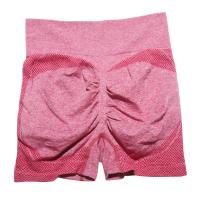 Shorts De Yoga Para Mujer Cintura Alta Shorts De Gimnasio Levantamiento De Glúteos Fitness Running Sportswear Polyester Sin Bolsillos - details 22