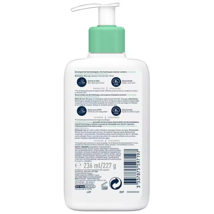 Foaming Cleanser For Normal To Oily Skin 236 Ml - 1