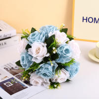 Bolas De Flores Artificiales Rosas Para Decoración De Mesa De Bodas Y Cumpleaños Arreglo Floral Hermoso Y Elegante - details 2