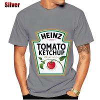 Camiseta De Tomate Heinz Moda Verano Para Hombres Y Mujeres Estilo Casual Hip-Hop Cuello Redondo Manga Corta Top Transversal - details 8