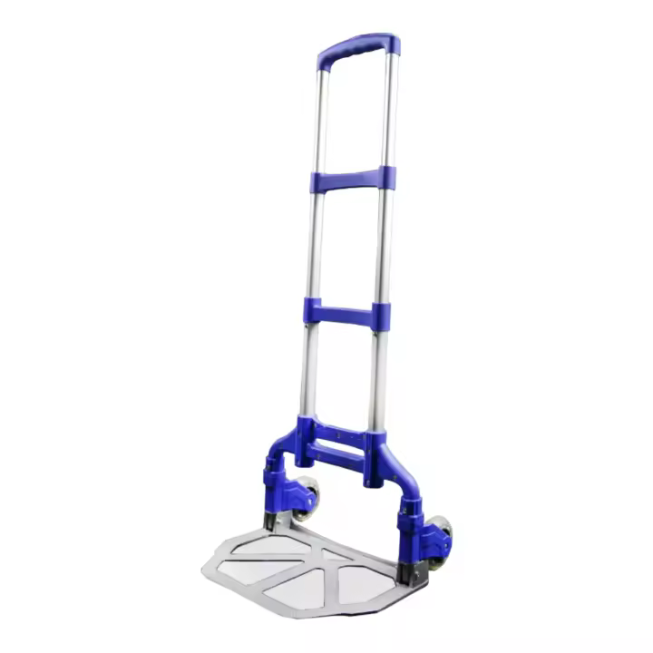 Carretilla de Mano para Transportar Materiales - Plegable y Fácil Transporte 100x40 cm - Plegada: 63x39cm - Sube Escaleras Fácil Carretilla de Mano Portátil Plegable Carro Ligero Aluminio Equipaje Hogar Almacén Jardín Oficina Coche (CA003 608 2590) - 1