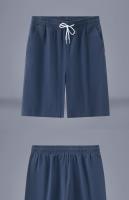 Shorts De Algodón Para Hombre Verano Playa Casual Con Cordón Transpirables Ligeros Para Exteriores Shorts Deportivos De Carrera Solidarios - details 4