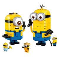 Mini Juguete De Bloques De Construcción Despicable Me Serie Juguetes De Puzle Minion Para Decoraciones Y Regalos De Cumpleaños Para Niños Edad Recomendada 3-18 Años Material ABS Plástico - details 3