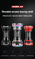 Nanlio Bottom Bracket De Aleación De Aluminio Con Rosca Y Embrague BSA Para Bicicleta De Carretera Y MTB 68/73 Mm Impermeable Piezas De Eje De Rodamientos BB91 - details 0