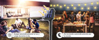 luces solares led exterior jardin