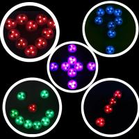 Luz Submersible LED Remota De Batería Con 16 Colores RGB Para Bodas Navidad Y Valentín Fiesta Luz De Té De La Balsa - details 13