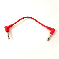 6PCS Cable De Enlace De Efectos De Guitarra Eléctrica Pedal 1/4 Angulo Derecho Bajo Ruido Shielded Audio Cable Accesorios Para Guitarra - details 6