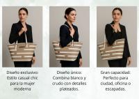 Bolso de brazo grande AMICHI – Elegante, original y con gran capacidad – Diseño exclusivo Primavera/Verano 2025 – Ideal para mujer moderna, estilo casual chic, perfecto para ciudad, oficina o escapadas - details 0