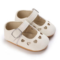 Zapatos Para Bebé Recién Nacidos Niñas Clásicos Corazón De Goma Antideslizante PU Vestido Primera Caminadora Zapatos De Cuna - details 52