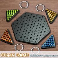 Juego De Mesa Interactivo De Triángulos Y Cadenas Juguete De Puzzle Logístico Con Banda De Goma Para Fiestas Y Regalos Para Familia Juguetes Educativos Para Niños Mayores De 7 Años - details 7