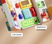 Juguete De Autobús Con Sonido Y Luz Juego De Ocupación Montessori Educativo Musical Para Niños Y Niñas Edad 4-6 Años Material ABS - details 19