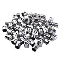 50Pcs Cubiertas De Válvula De Neumático Para Coche Universal Plástico Cromado Airtight Accesorios Para Ruedas Y Neumáticos - details 0