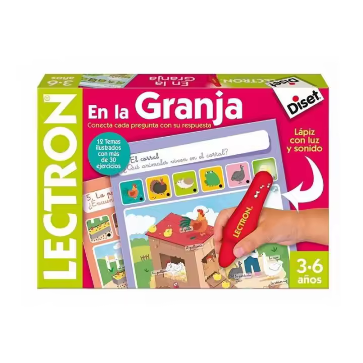 LECTRON LÁPIZ GRANJA JUEGO EDUCATIVO DE DISET - 1
