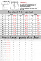 Traje De Verano Para Hombre 3D Imprimido Deportivo Casual Wear De Polyester Cerrado Tipo O Pantalón Con Cierre De Cordón - details 0