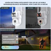Cámara de vigilancia inalámbrica tipo domo, 360°, visión nocturna, audio bidireccional, conexión remota – Jortan Tech - details 2