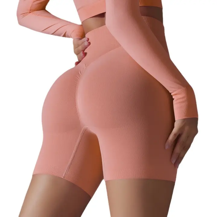 Ropa corta de gimnasio para mujer, pantalones cortos de impacto, mallas de gimnasio para mujer, medias deportivas para correr, ropa de Yoga, pantalones cortos de entrenamiento - 1