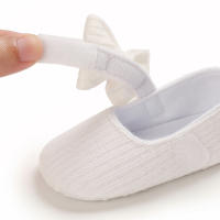 Zapatos De Bebé Para Niñas Nuevos Antideslizantes Con Lazo Suave Para El Primer Caminar De 0 a 18 Meses Zapatos De Princesa - details 21