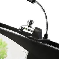 Pequeño Acuario De Escritorio Con Horario Y Luz LED Negro 24*10*14cm Timer LCD Para Tanque De Peces USB 5V Mini Tanque De Peces - details 6