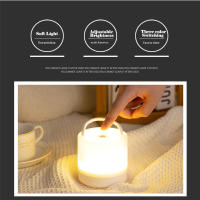 Lámpara De Noche LED Táctil Recargable Con Protección Ocular 3 Colores Regulables Iluminación Portátil Para Mesa Y Cama - details 2