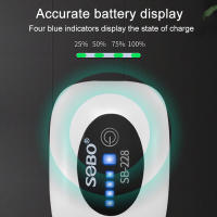 SOBO Compresor De Aire Para Acuario Tanque De Peces Con Batería Recargable USB Silencioso Portátil Oxygenador De Pesca 6000mA Exterior - details 2