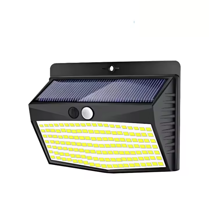 Luces LED solares para exteriores, lámpara de pared inalámbrica, 3 modos de iluminación, Sensor de movimiento, energía Solar, valla de jardín, cubierta de patio, 138 - 1