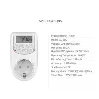 Interruptor De Timer Digital Con Enchufe De Energía Ajustable Para Cocina Enchufe Programable De Horas Y Días EU Plug - details 5
