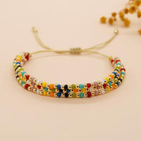 Pulsera Go2Boho Bohemia Sin Broche De Cierre De Lazo Moda Vidrio Pulsera De Cadena Geométrica Para Hombres Y Mujeres - details 1