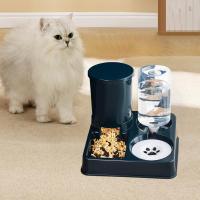 Comedero automático para mascotas, dispensador físico, bebedero automático para gatos, bebedero de acero inoxidable para gatos, dispensador de comida 2 en 1 - details 10