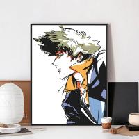 Póster Anime Cowboy Bebop C-Cowboy Estilo Vintage Para Decoración De Pared Habitación Estudio Sin Marco Papel Kraft - details 6